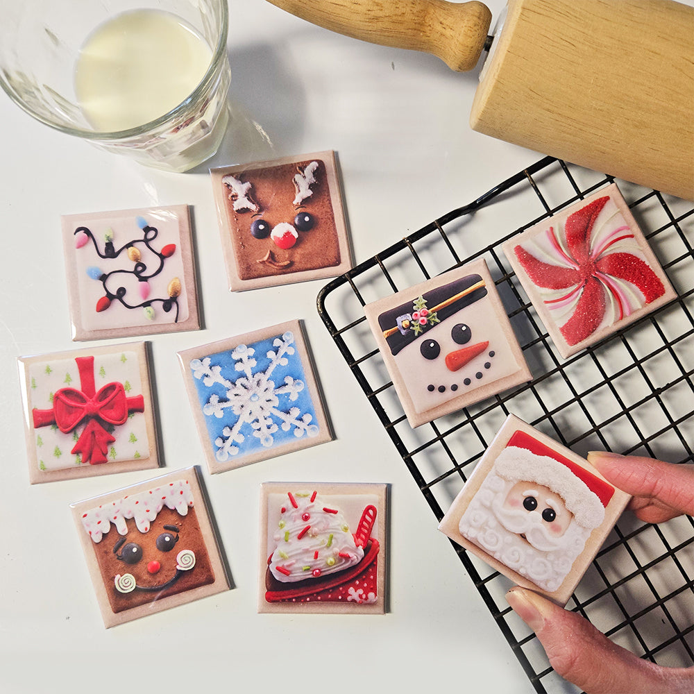 Christmas Cookie Magnet Set