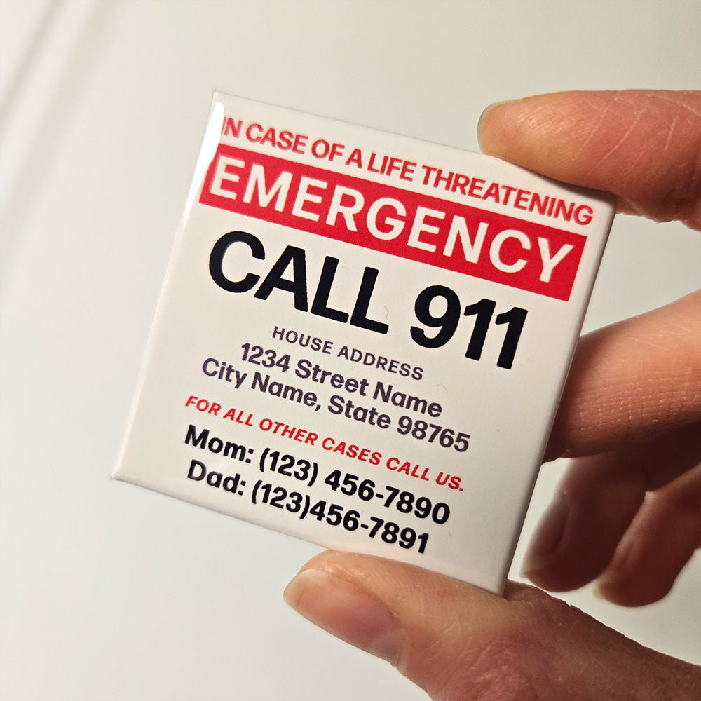 Emergency Contact Magnet
