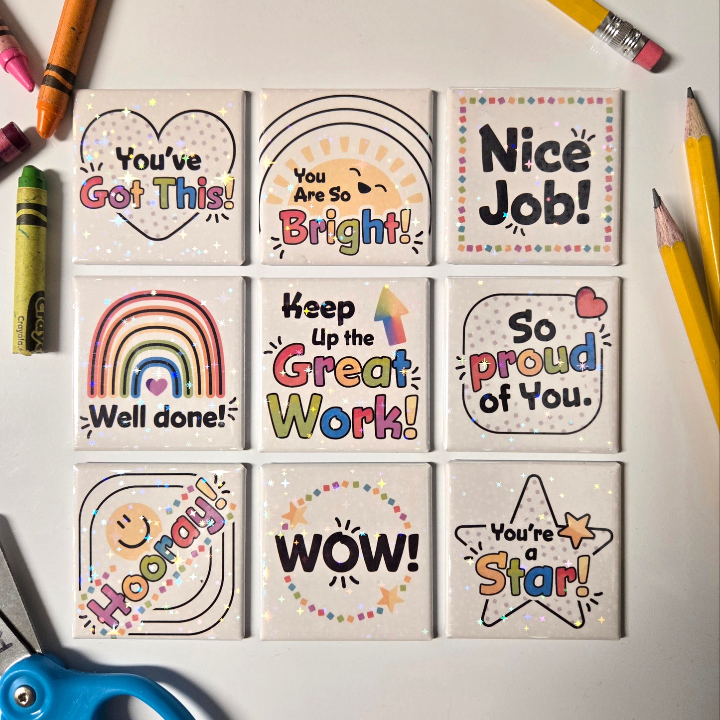 Kids Motivational Magnets