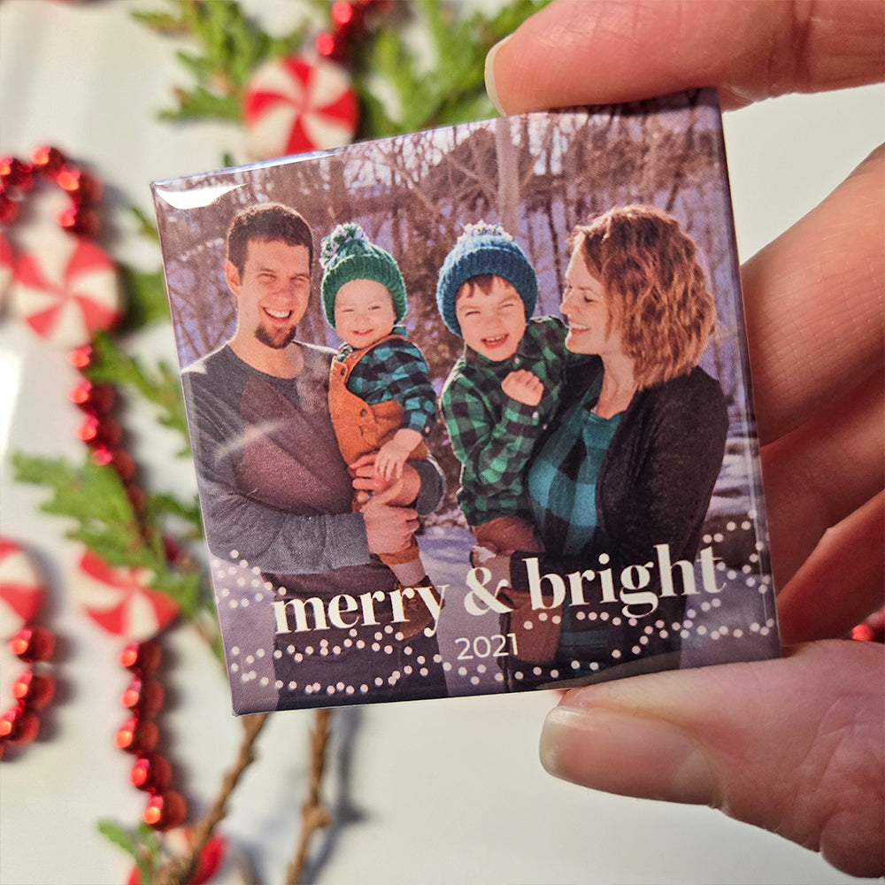 "Merry & Bright" Magnet