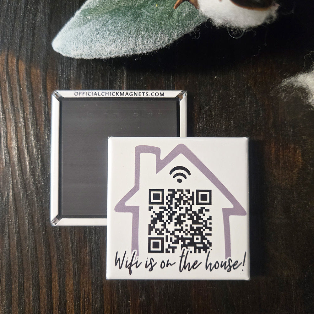 Home Wifi QR Code Magnet