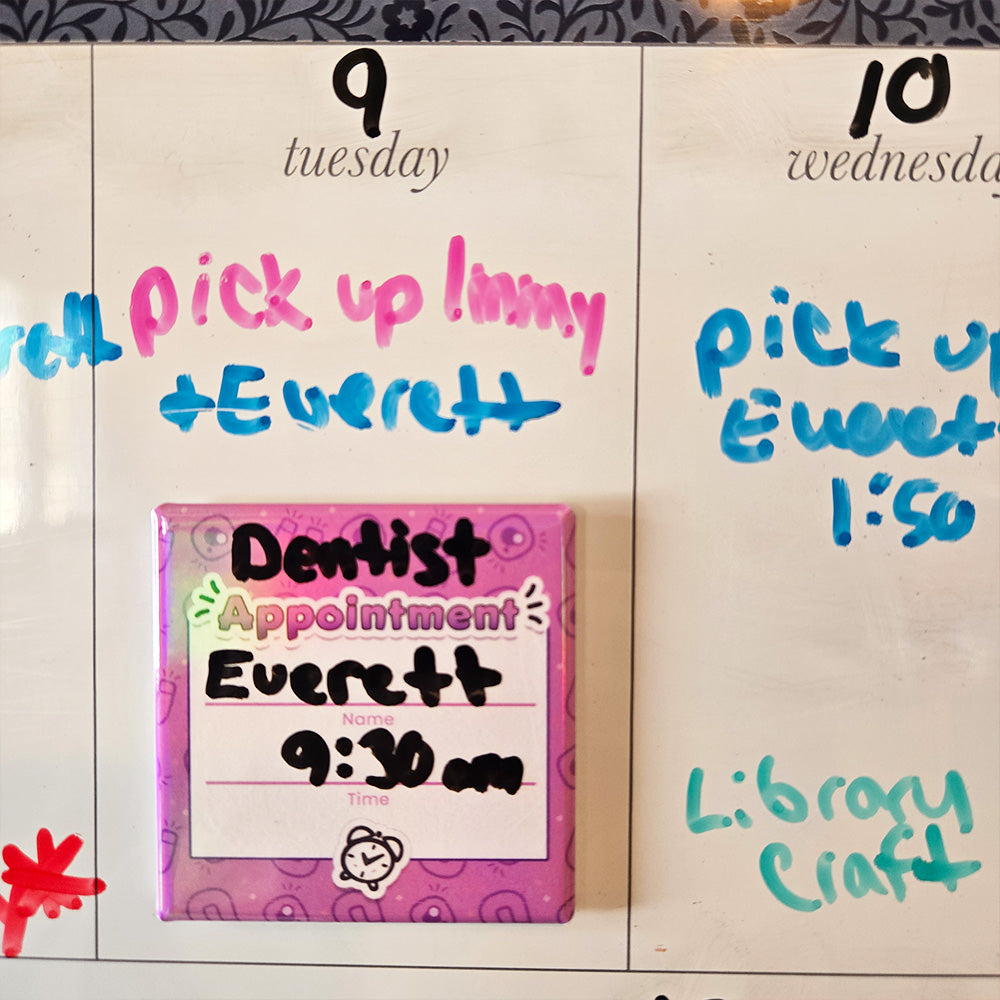 Holographic Appointment Reminder Magnets