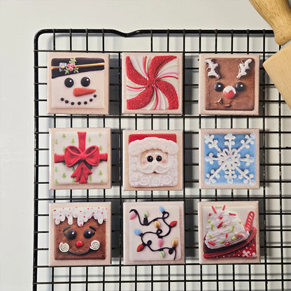 Christmas Cookie Magnet Set