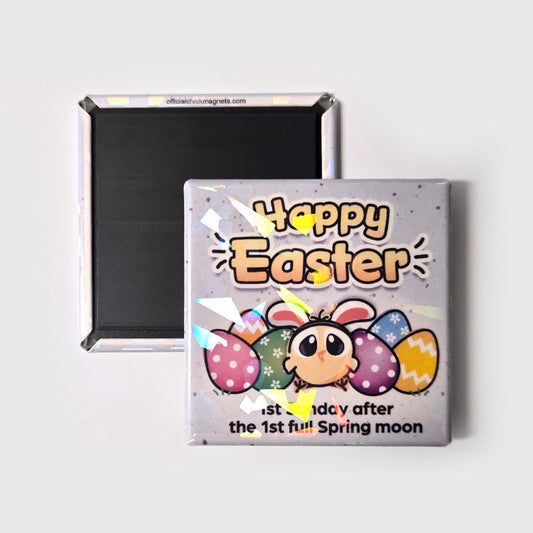 Happy Easter Calendar Magnet