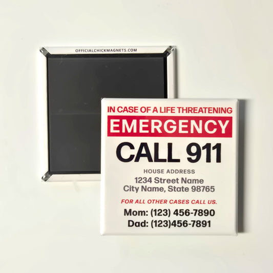 Emergency Contact Magnet
