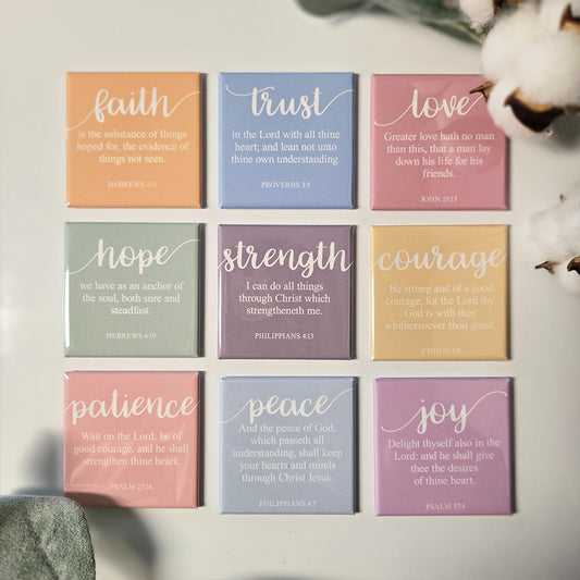 Inspirational Bible Verse Magnet Set