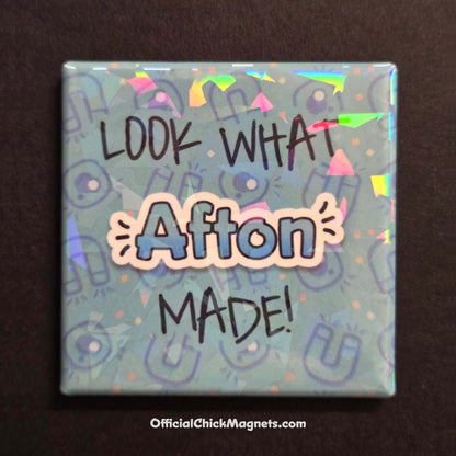 Holographic "Look What I Made" Magnet