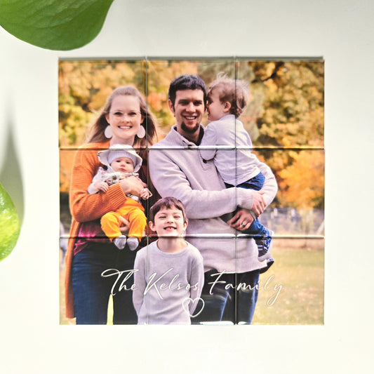 9 Piece Magnetic Photo Puzzle Set