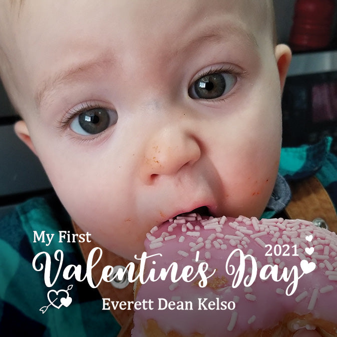 "First Valentine's Day" Magnet