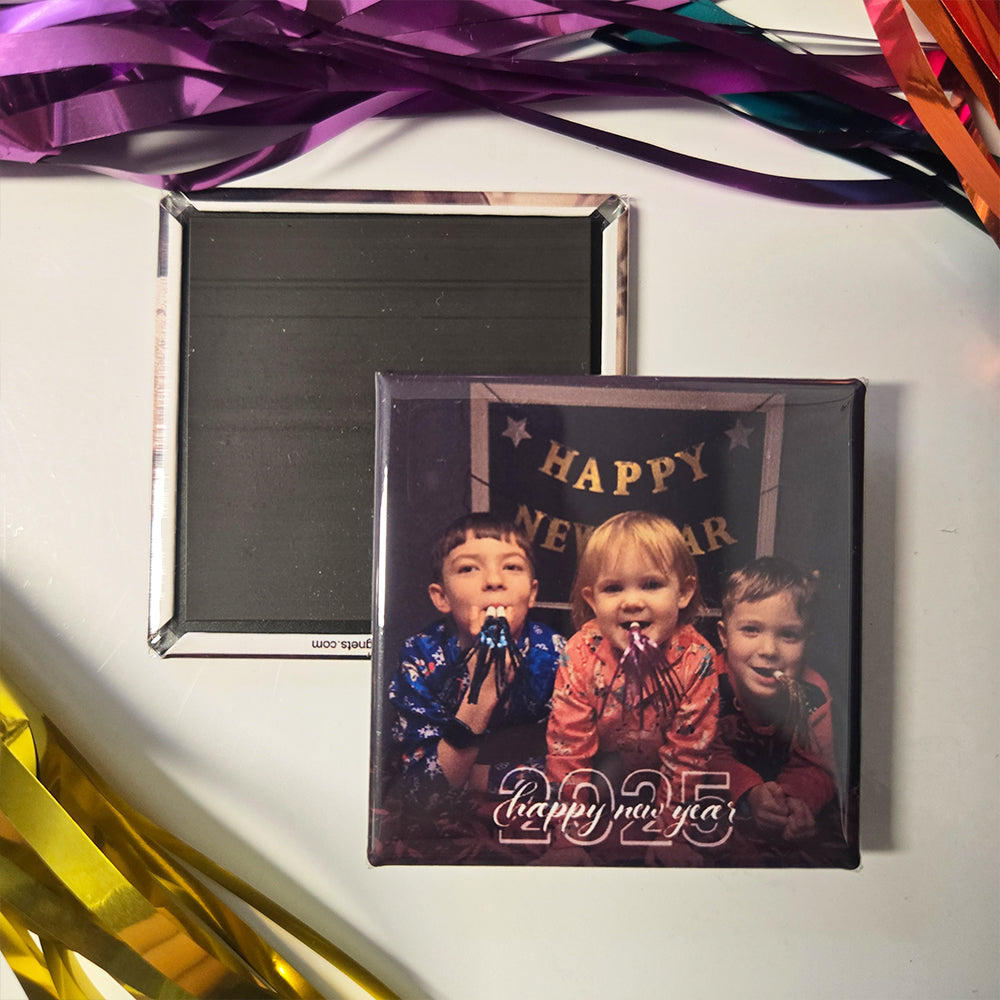Fancy New Years Magnet