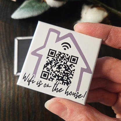 Home Wifi QR Code Magnet