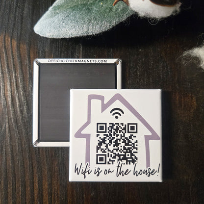 Home Wifi QR Code Magnet