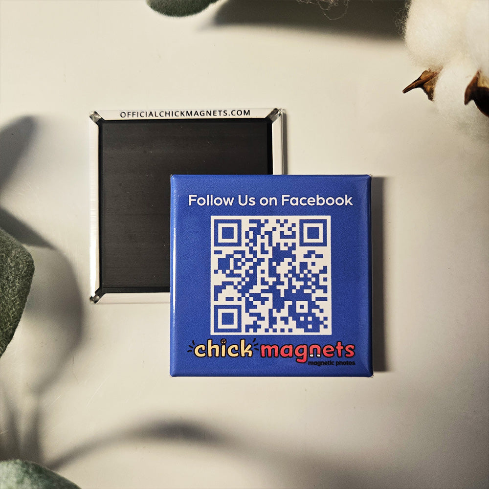 Social Media QR Code Magnet