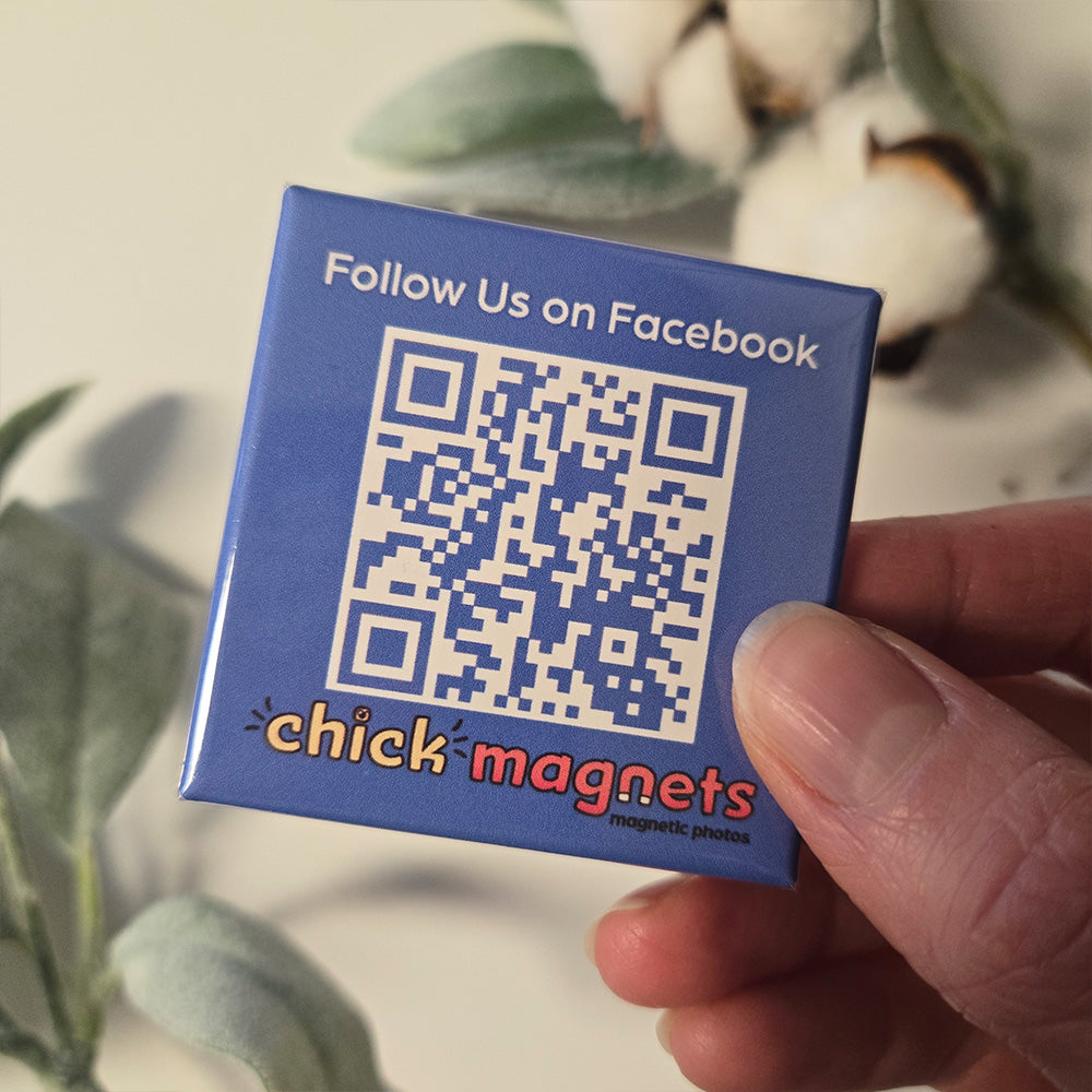 Social Media QR Code Magnet
