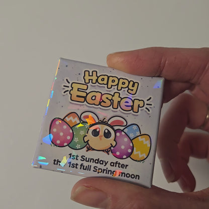 Happy Easter Calendar Magnet